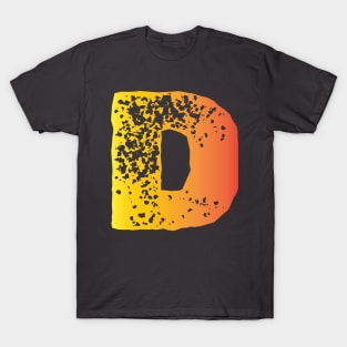 Letter D Letter Art T-Shirt